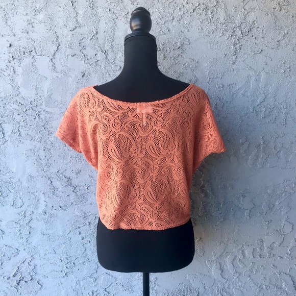 Orange Lace Top 🧡 - Picture 3 of 6
